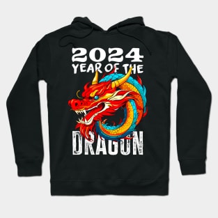 Chinese Lunar New Year of The Dragon 2024 - Happy New Year 2024 Hoodie